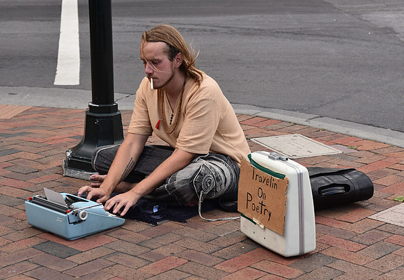 Traveling on Poetry, Asheville, NC